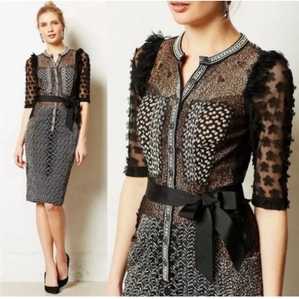 Byron Lars Beauty Mark Multicolor Anthropologie
Allusion Sheath Petite Dress